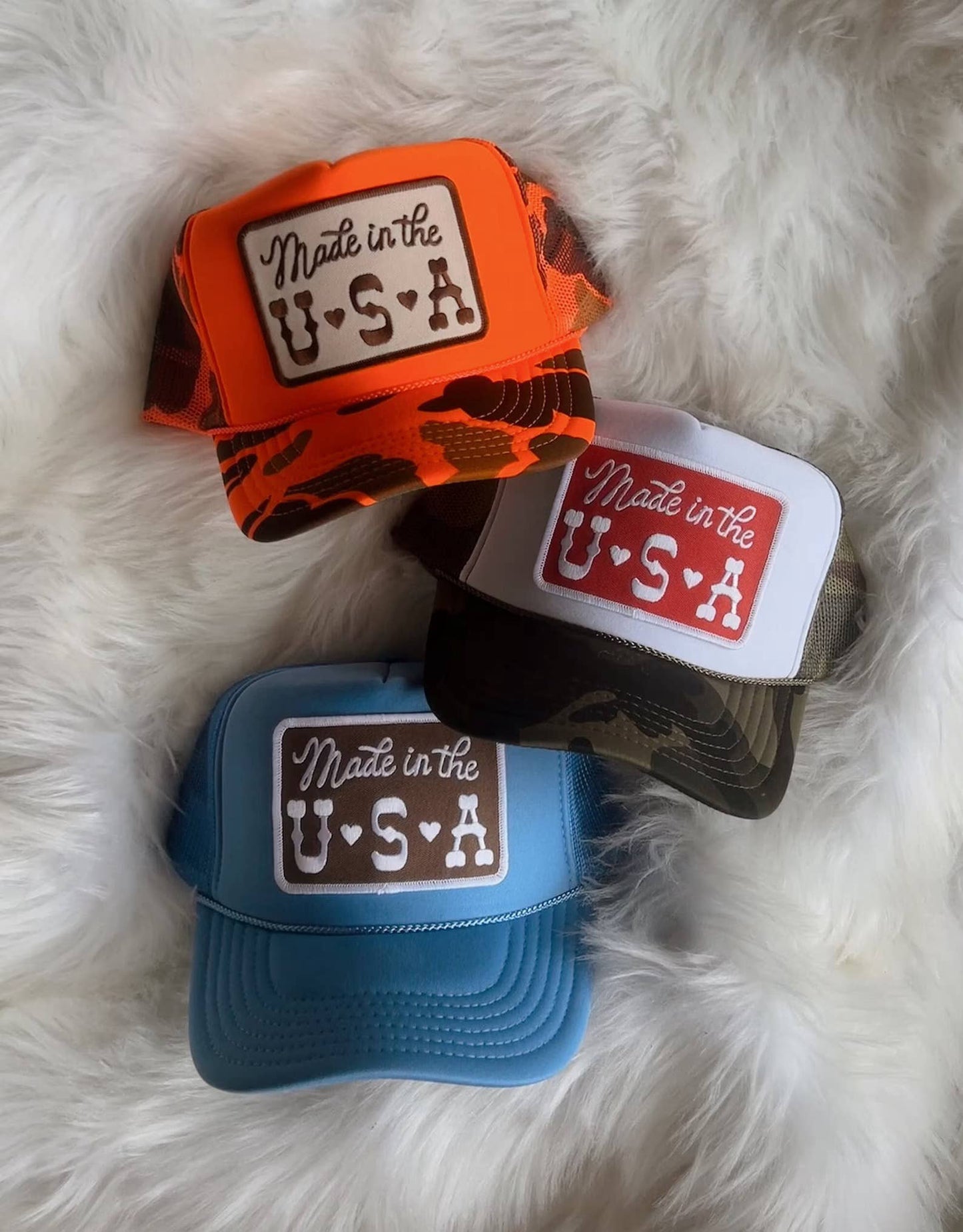 Made in the USA Patch Trucker Hat