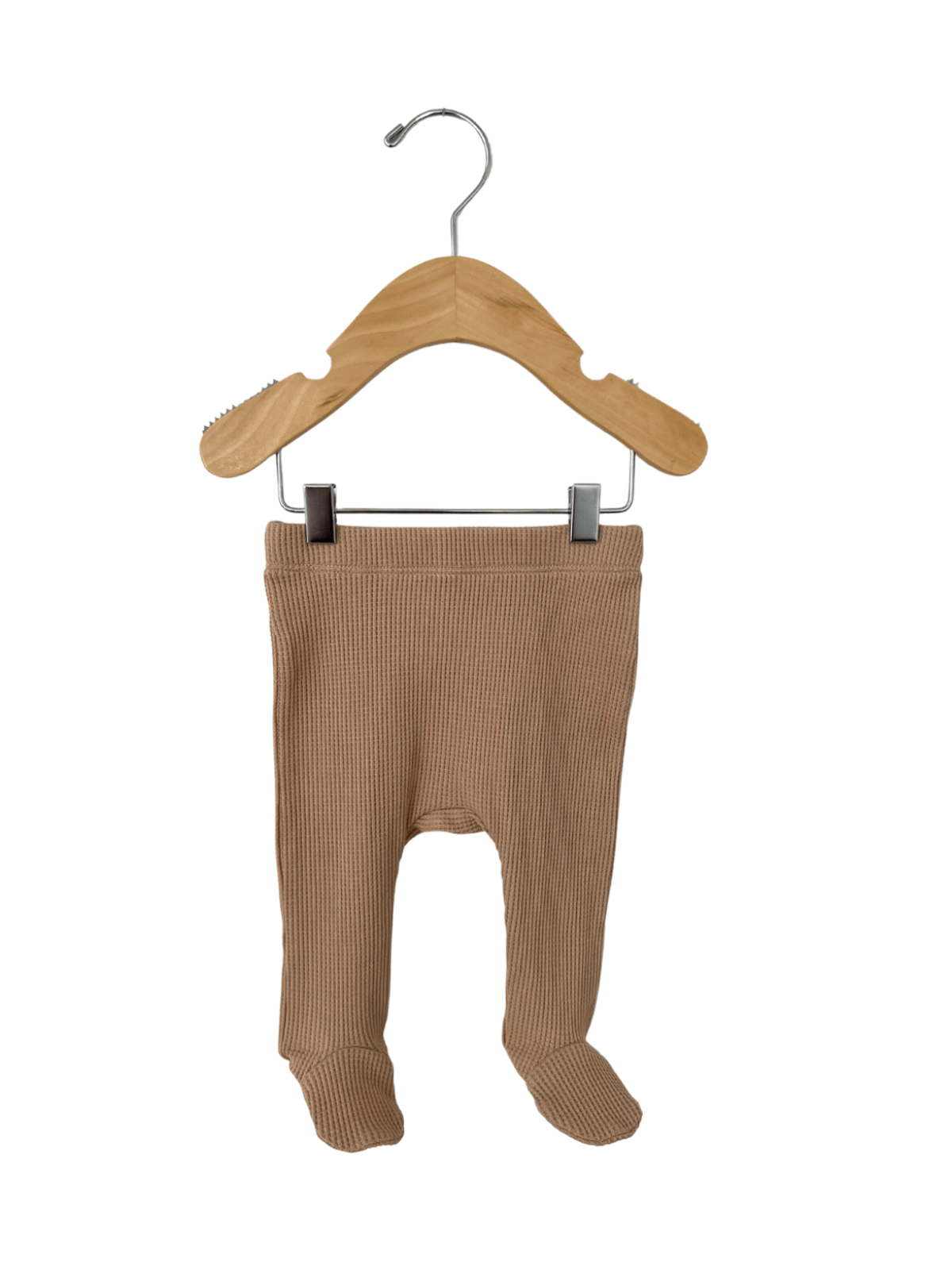 Organic Waffle Kimono & Pant Set, Tan