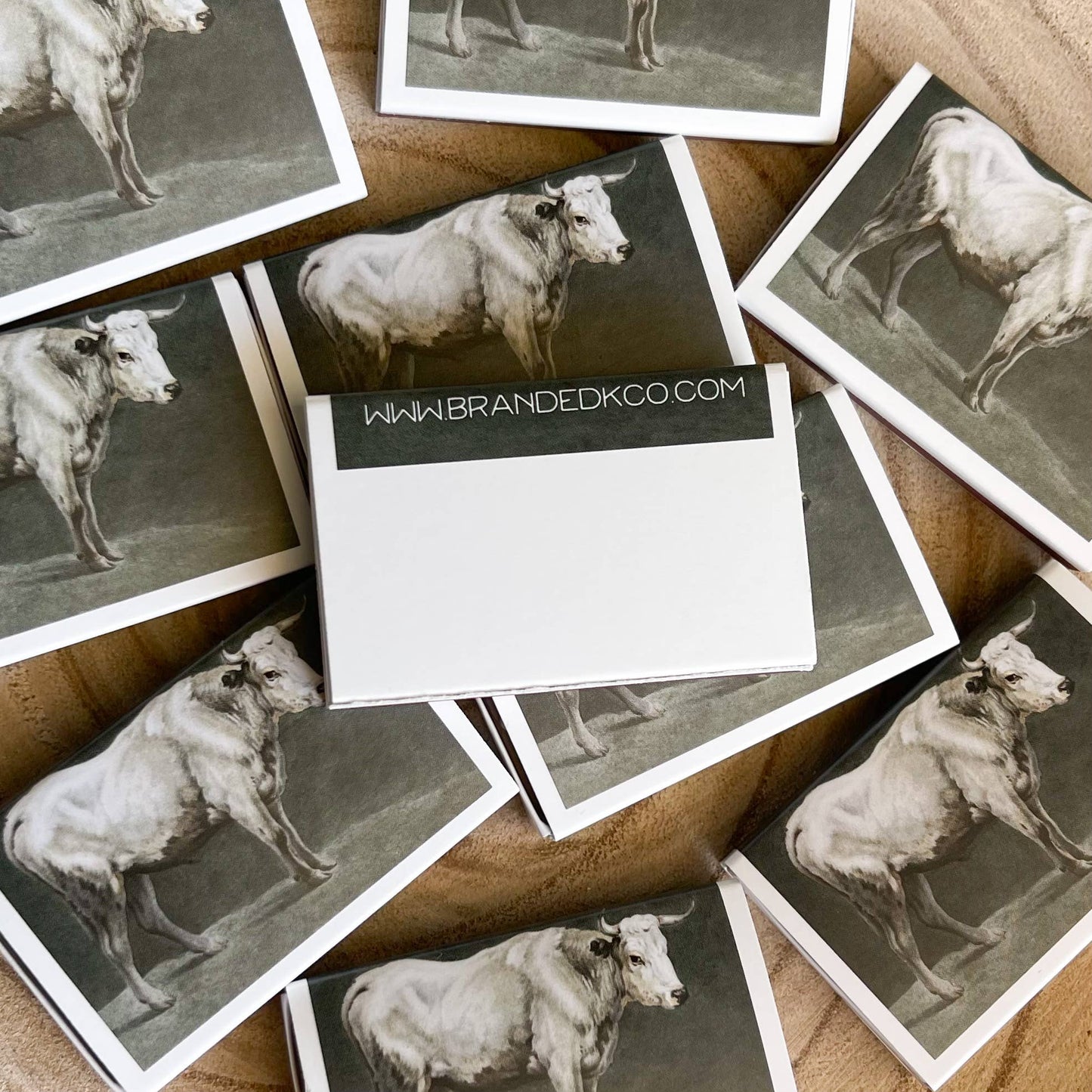 Cow Match Set // Vintage Landscape