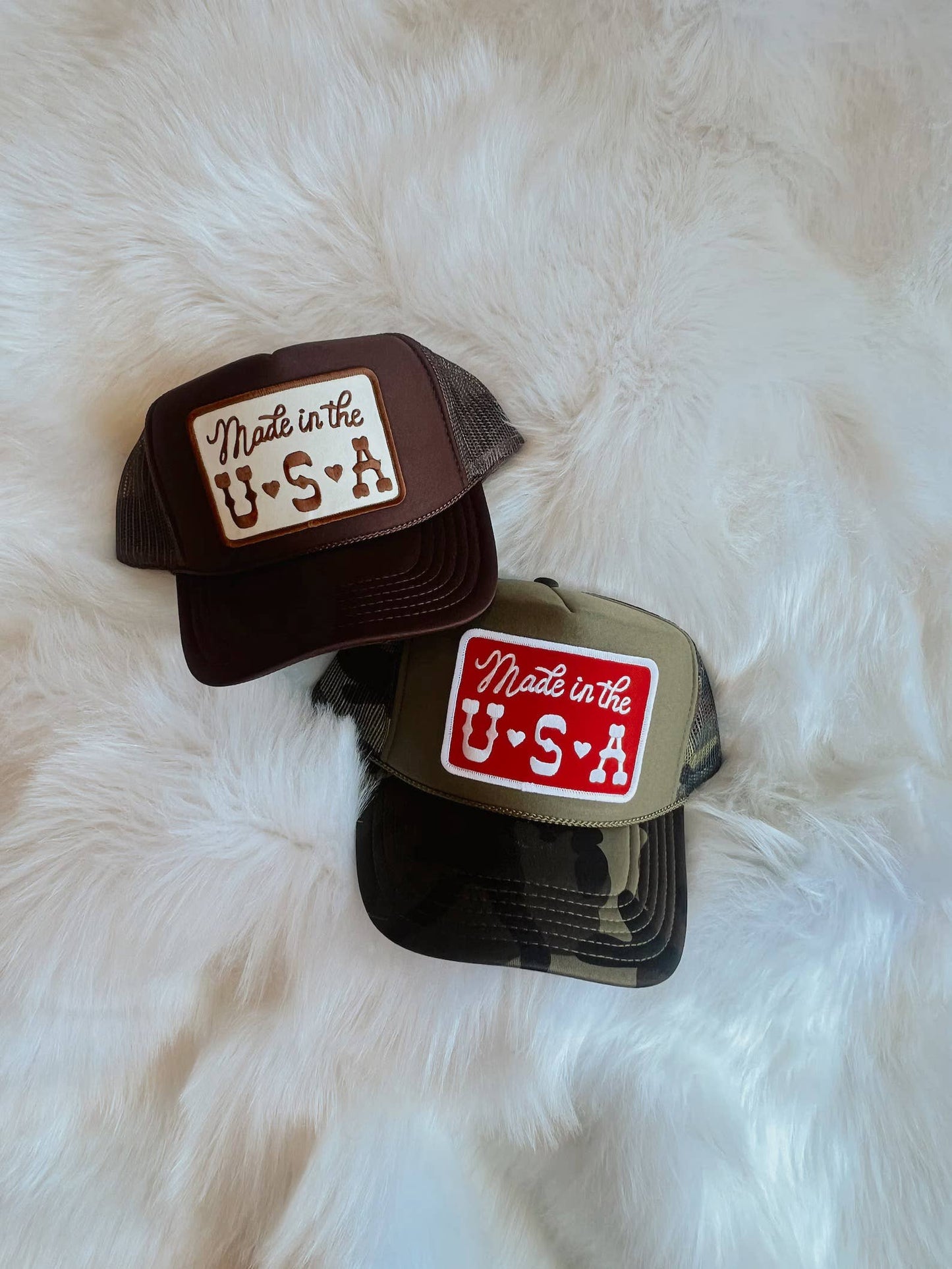 Made in the USA Patch Trucker Hat