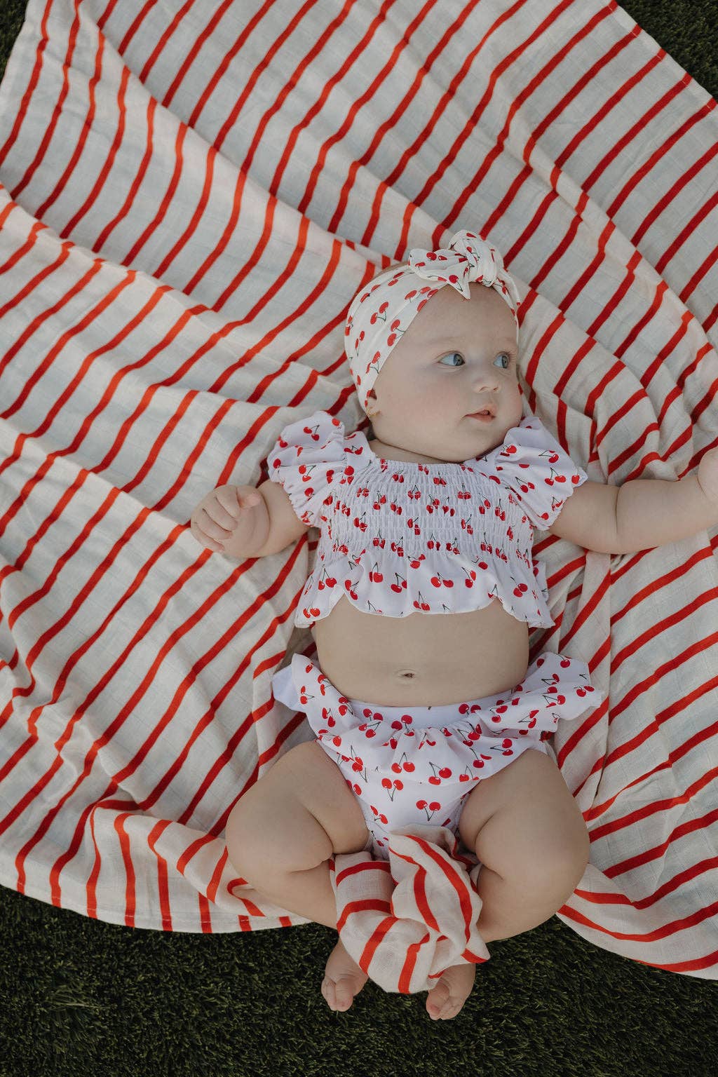 Head Wrap | Sweetheart Cherries