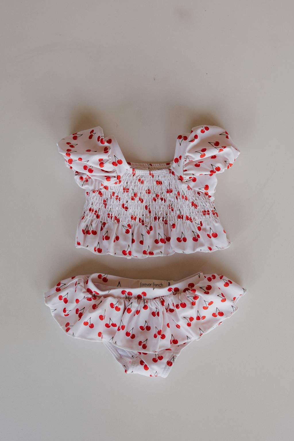 Toddler Two Piece Swimsuit | Sweetheart Cherries