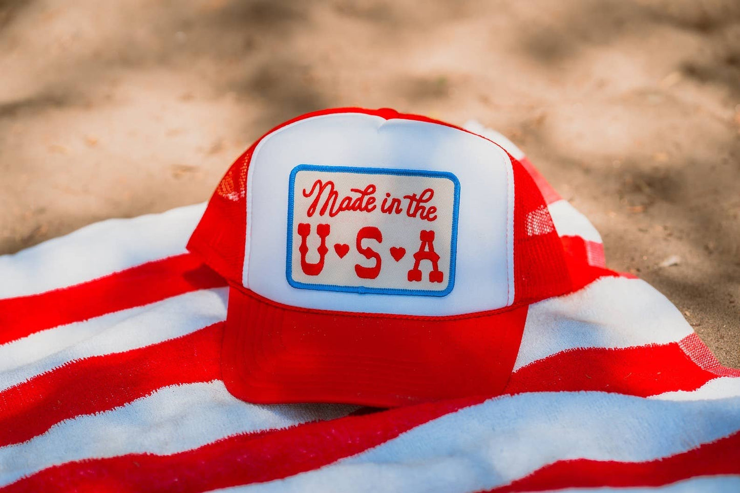 Made in the USA Patch Trucker Hat