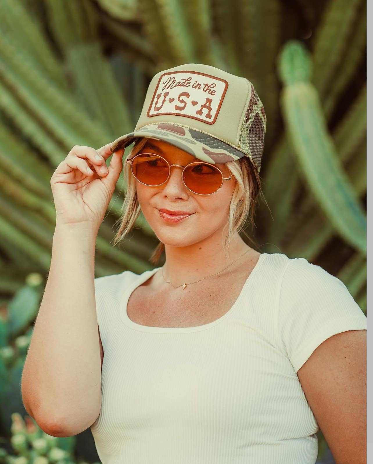 Made in the USA Patch Trucker Hat