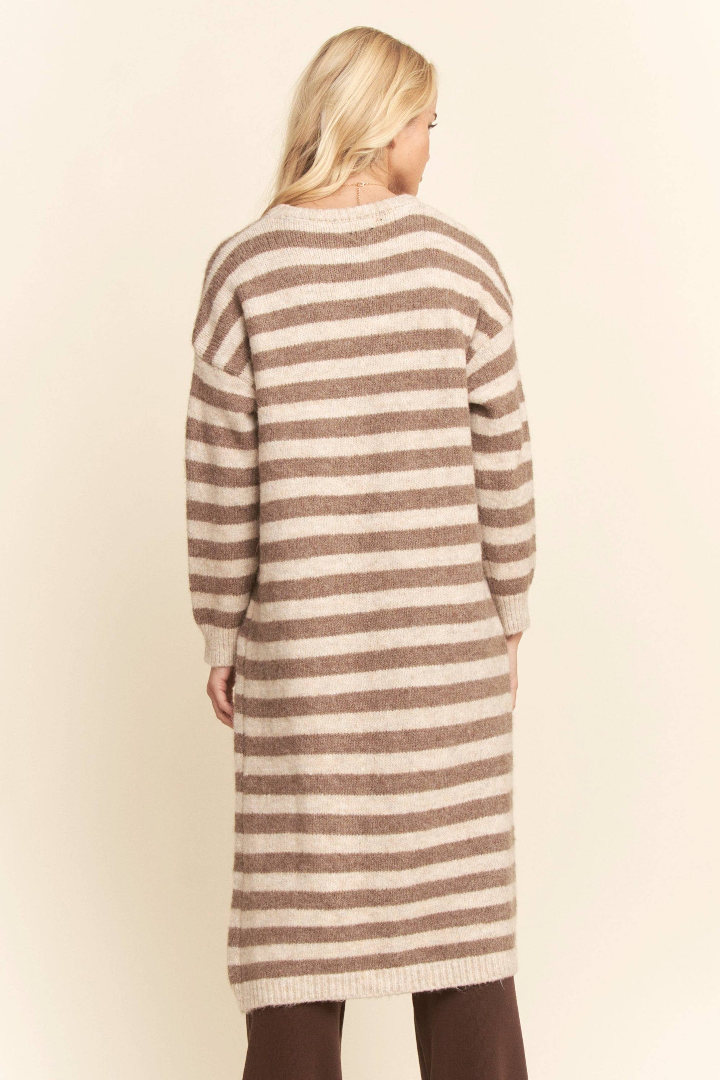 Striped Long Sweater