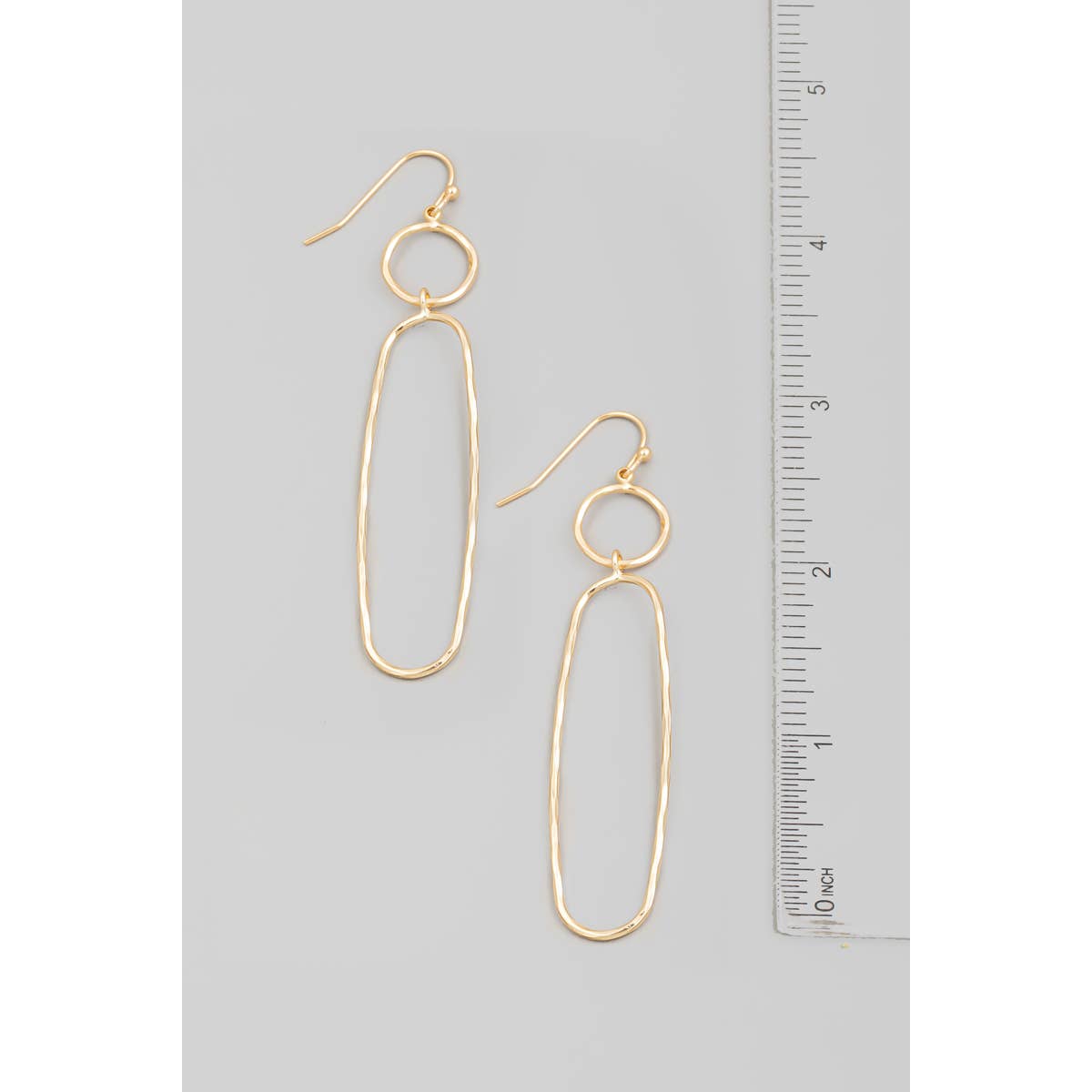 Dainty Wire Shapes Dangle Hook Earrings