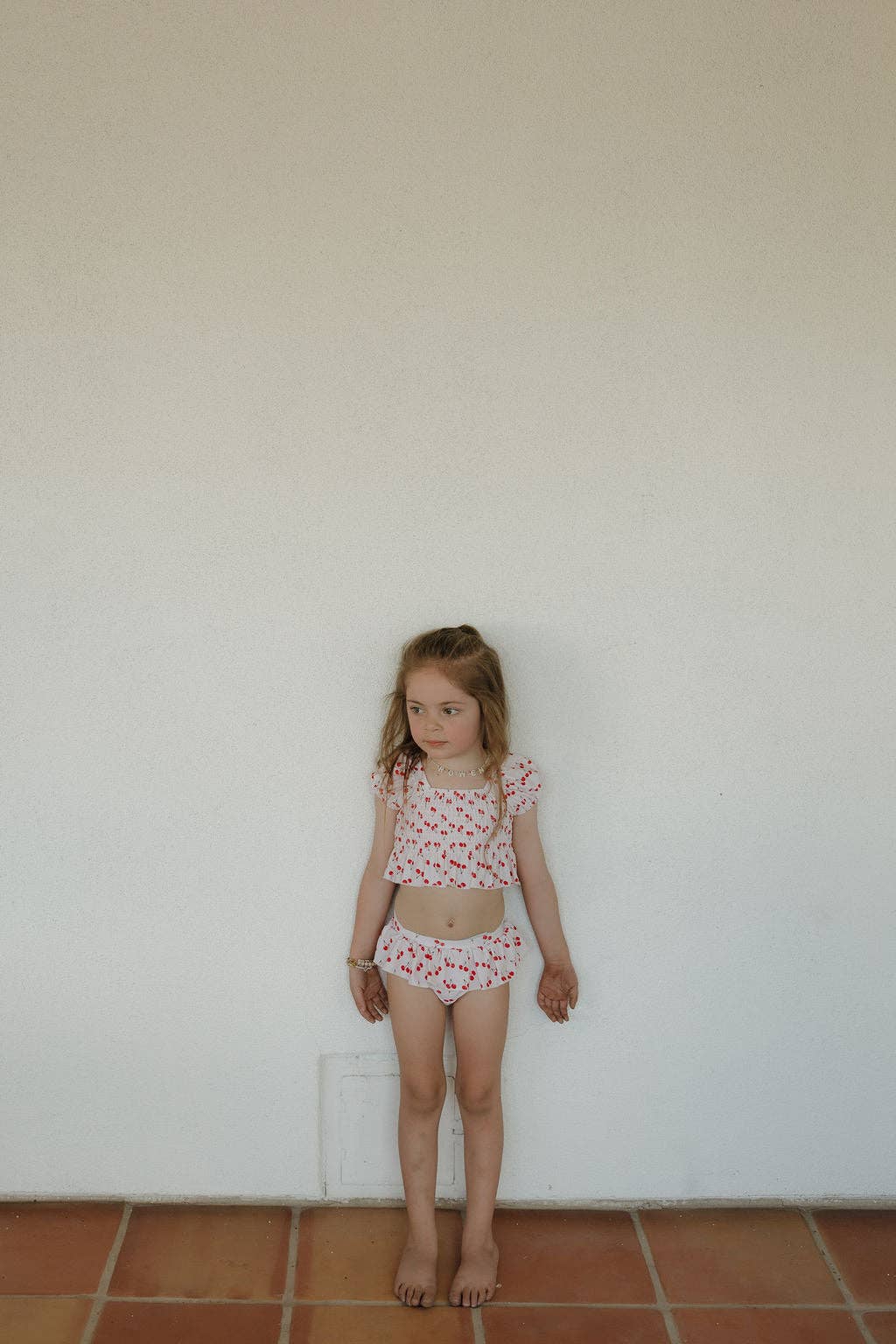 Toddler Two Piece Swimsuit | Sweetheart Cherries