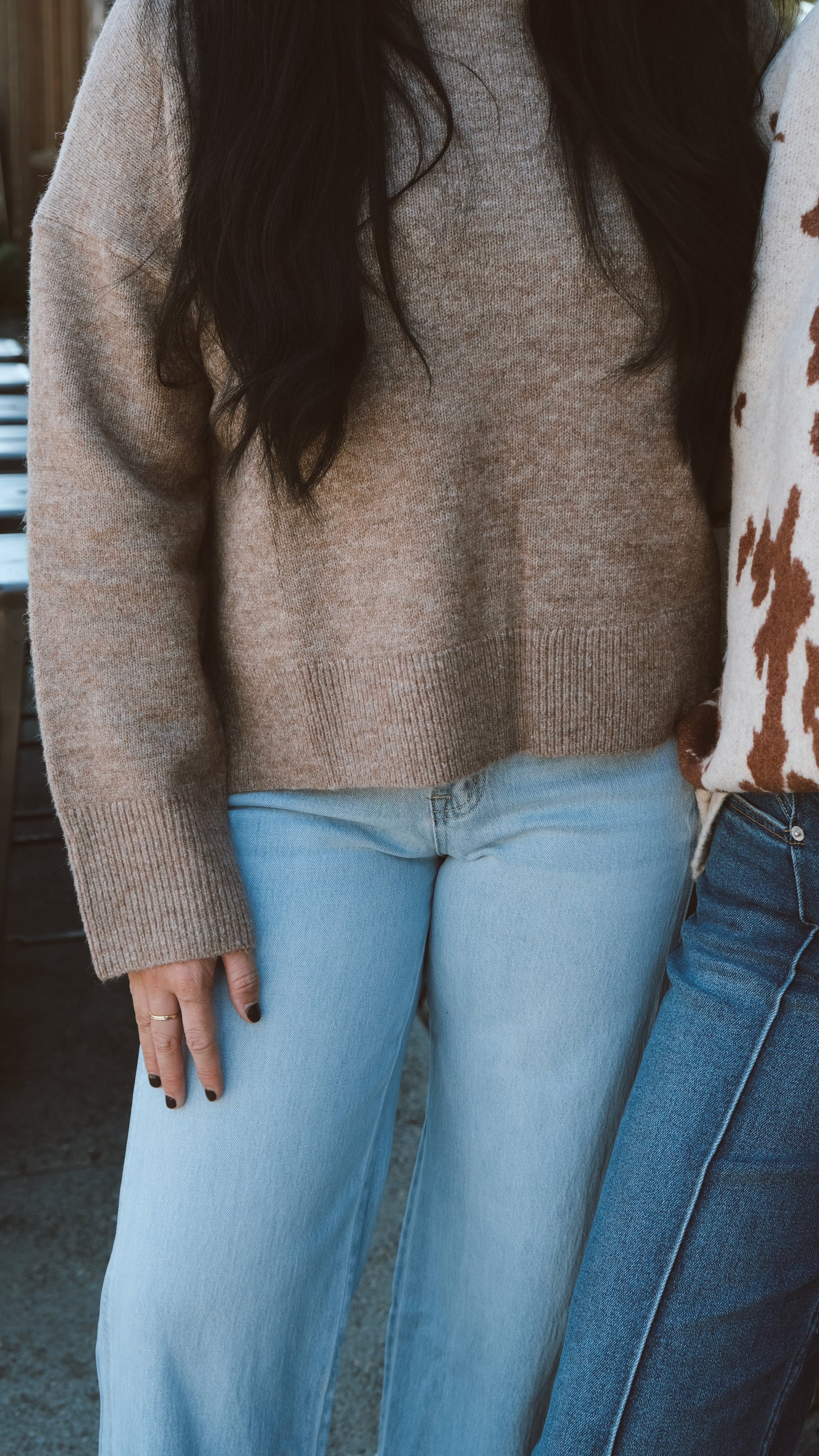TURTLE NECK LONG SLEEVE SWEATER