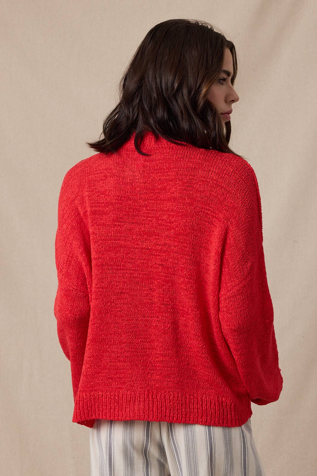 Oatmeal Button Sweater