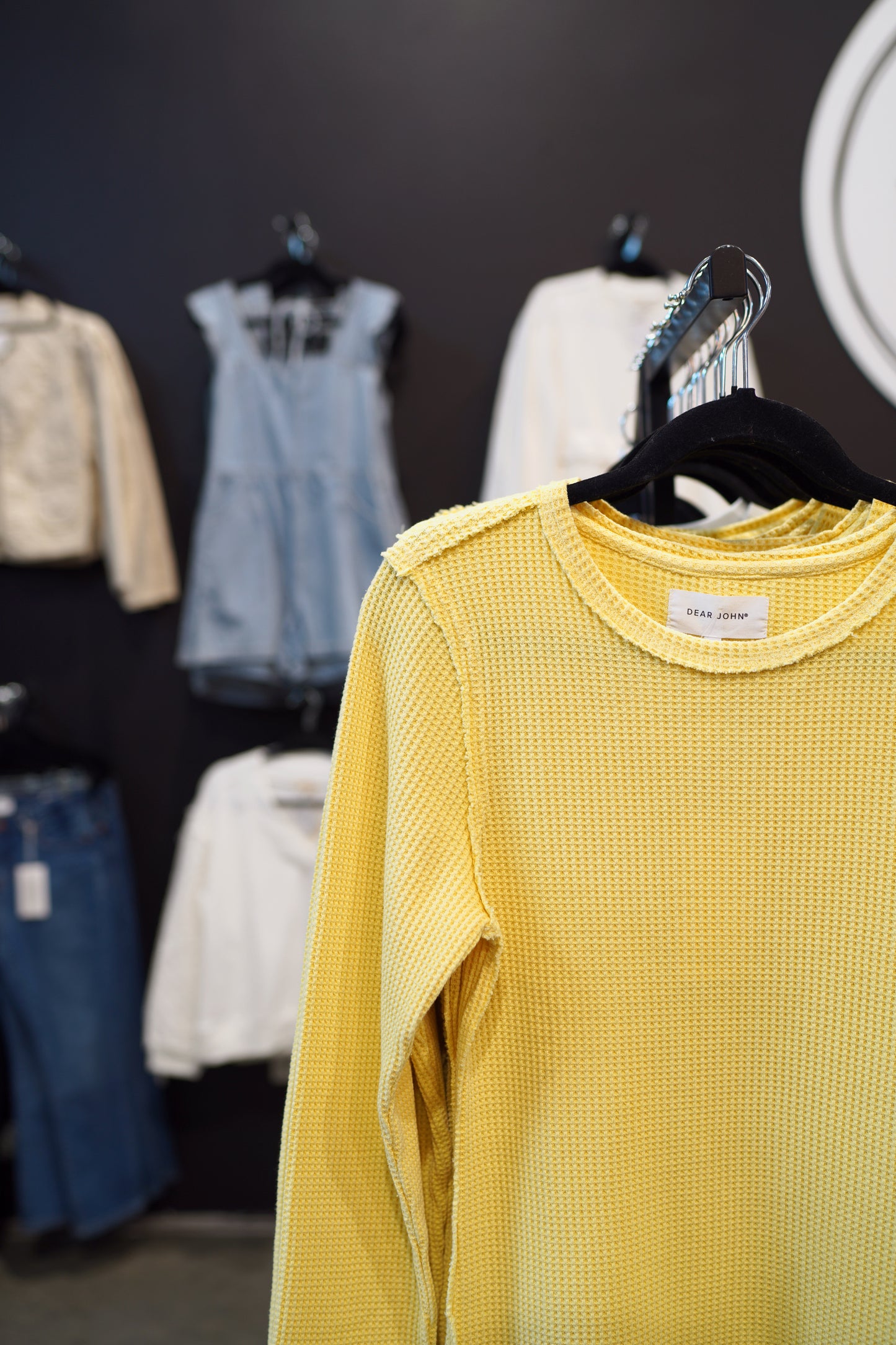 Ania Pale Banana Thermal Top