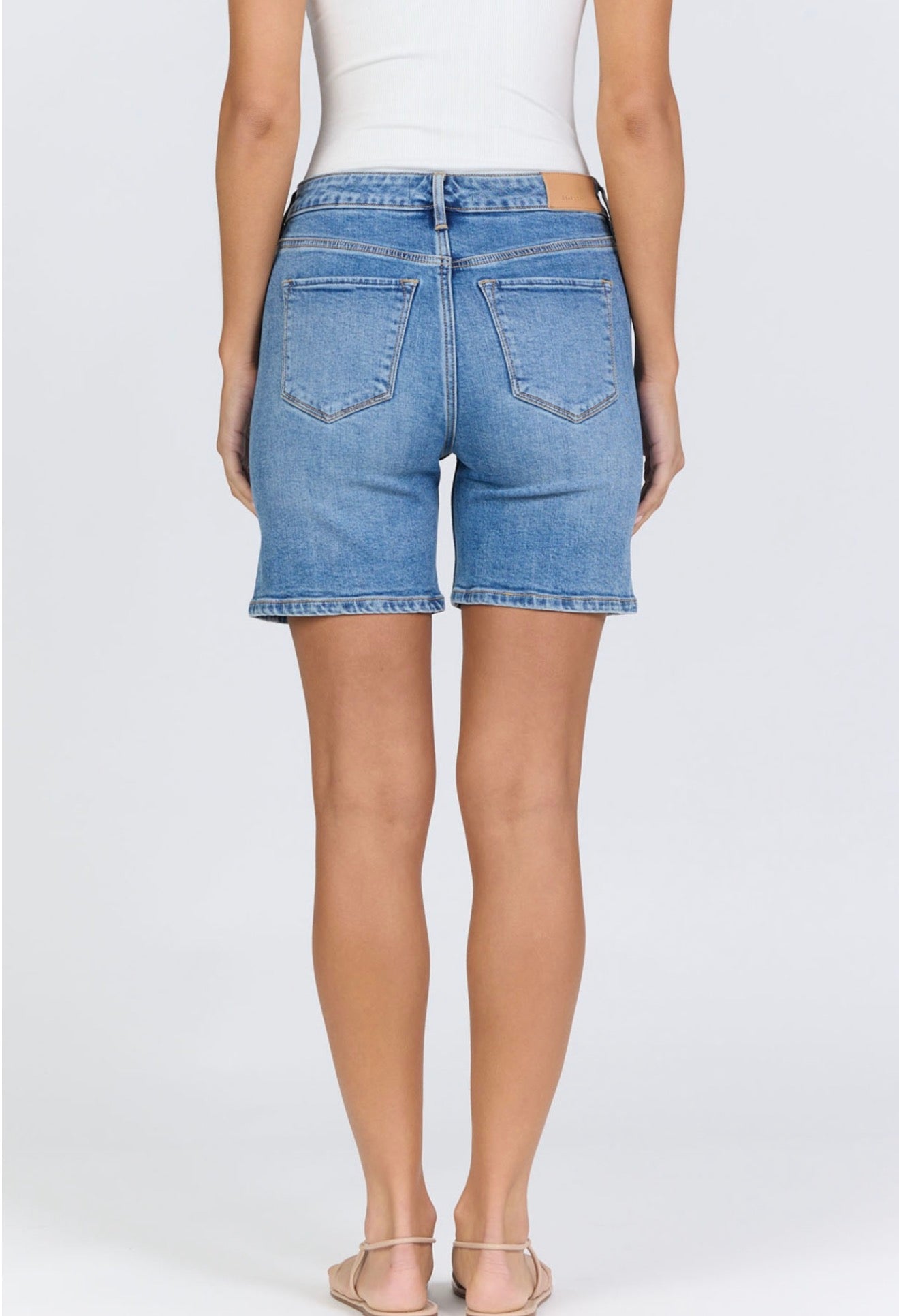 Noel Med Wash Denim Short