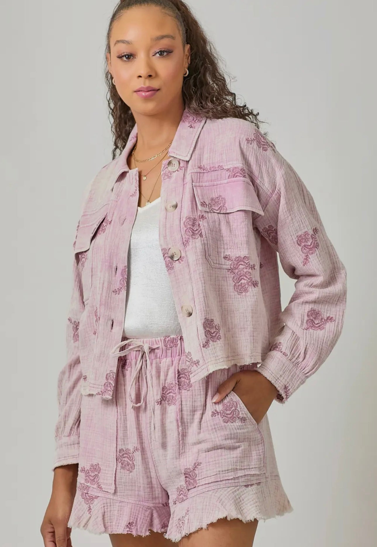 Double Guaze Embroidery Set