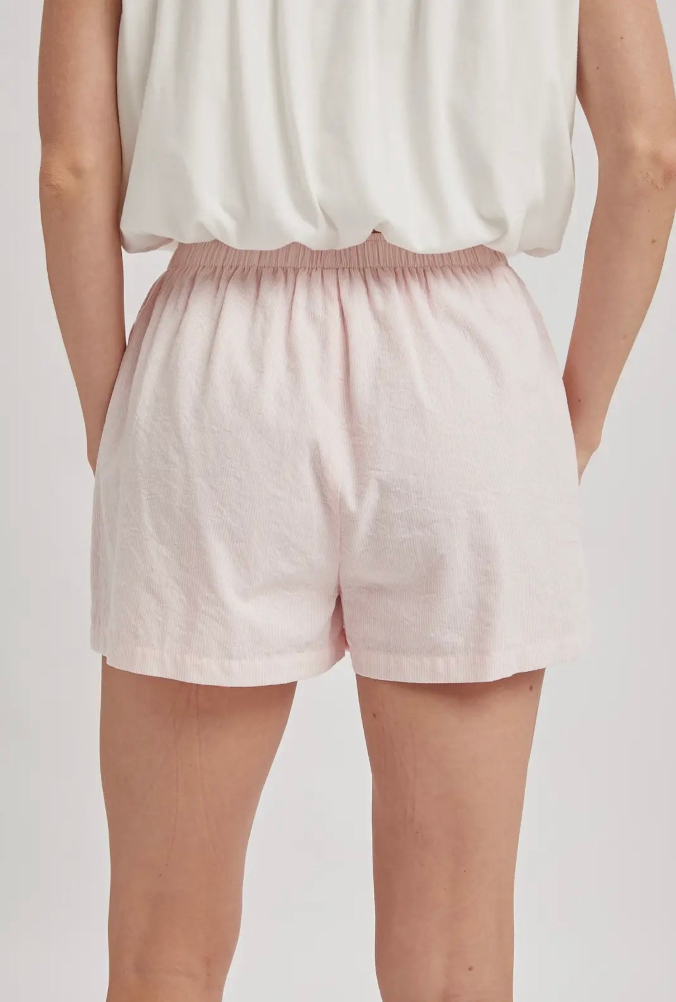 Striped Shorts Pink