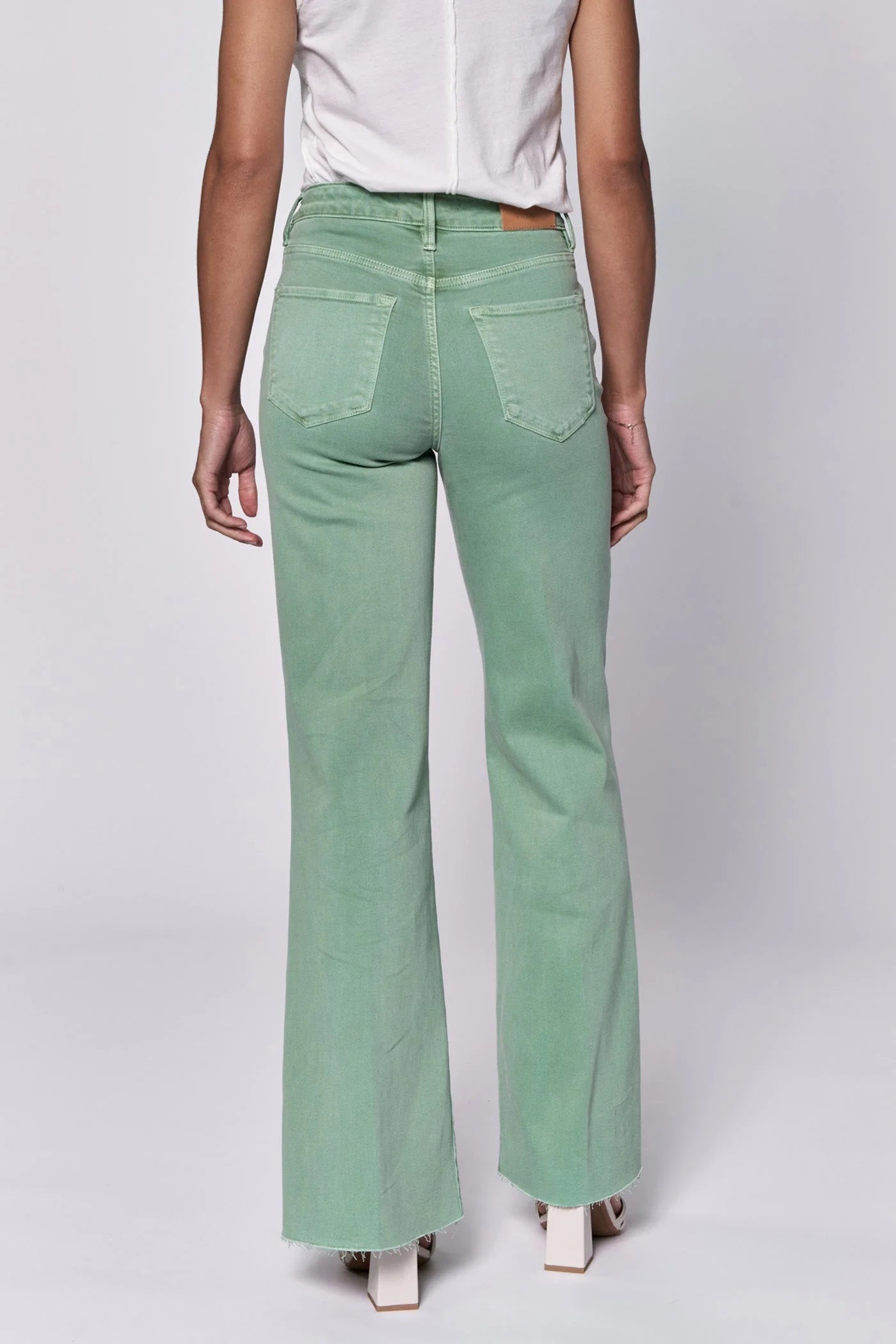 Fiona Green Wide Leg Denim