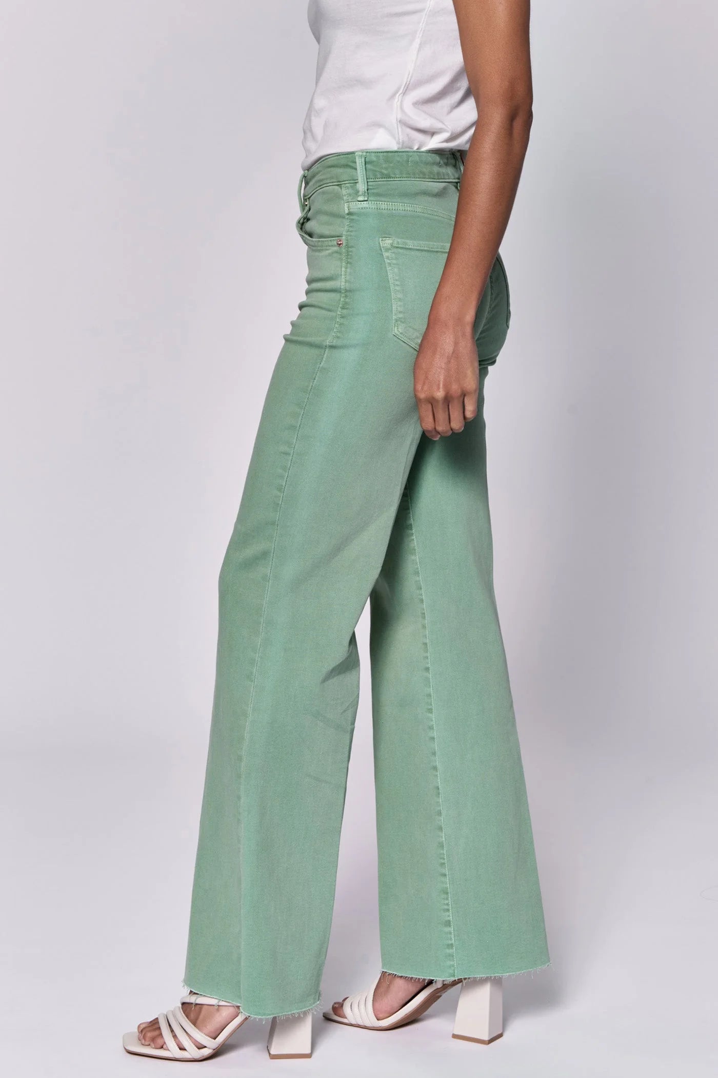 Fiona Green Wide Leg Denim