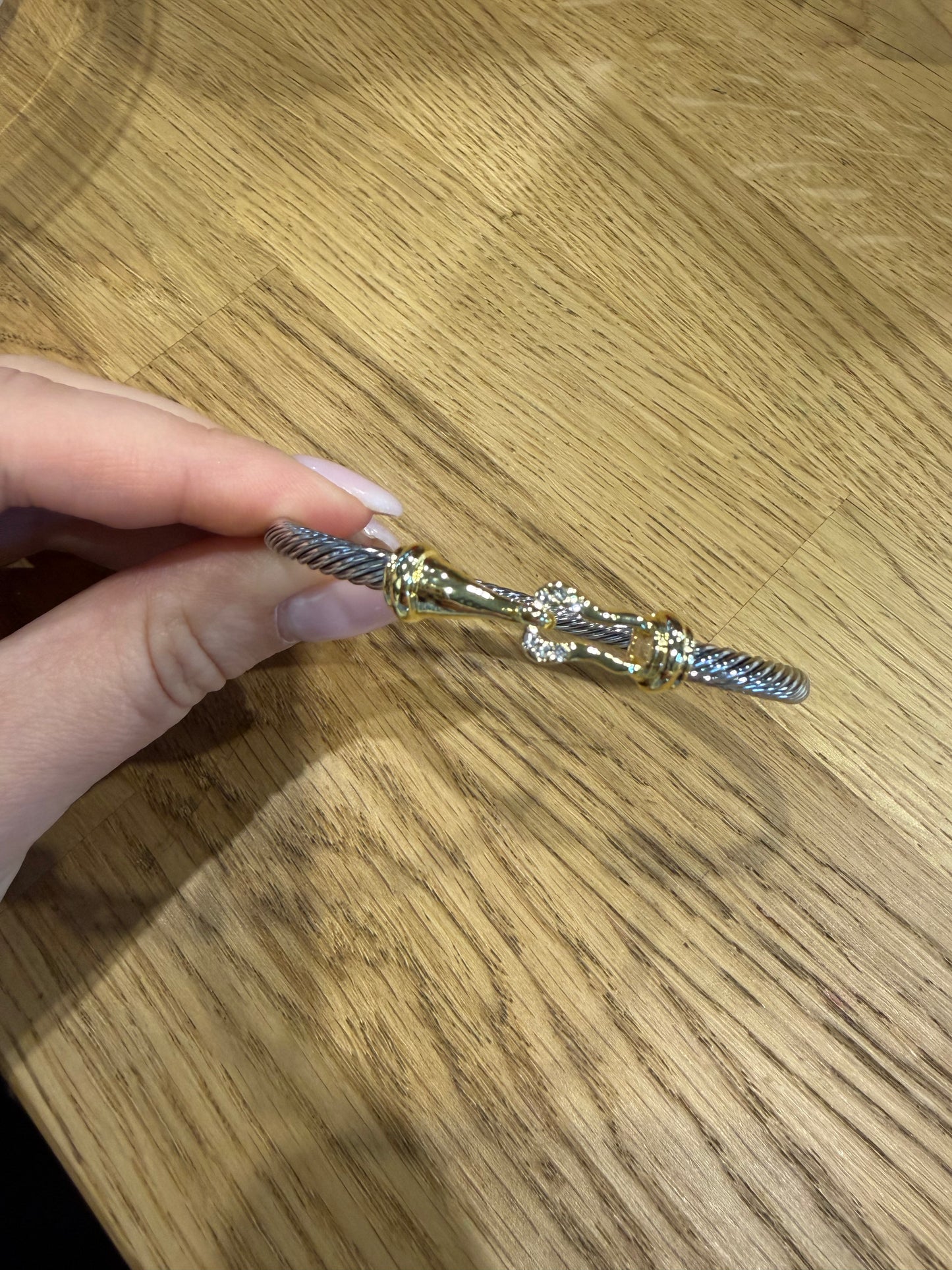Metal Lock Bracelet