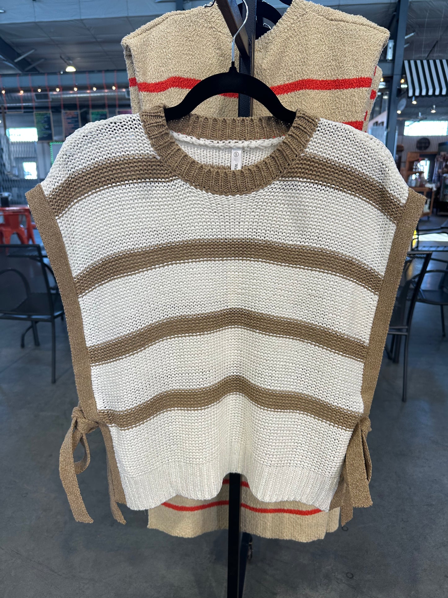 Top Vest Sweater Mocha