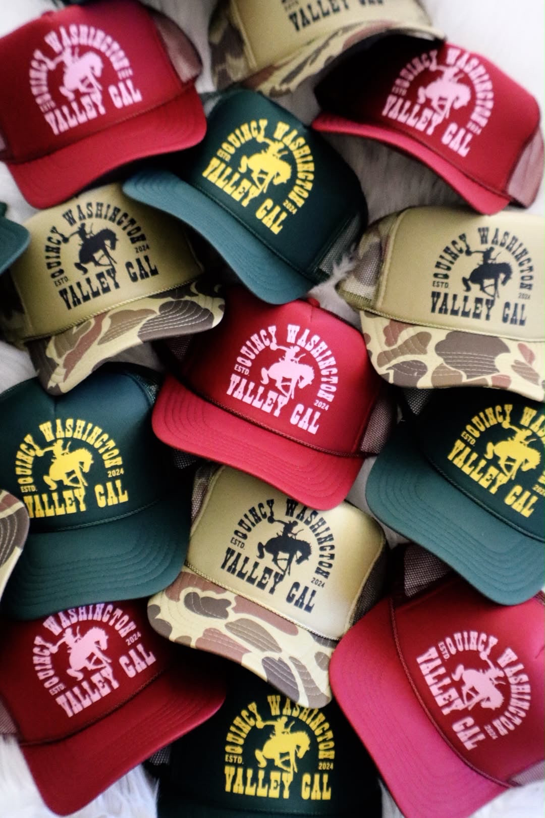 Maroon Valley Gal Western Trucker Hat