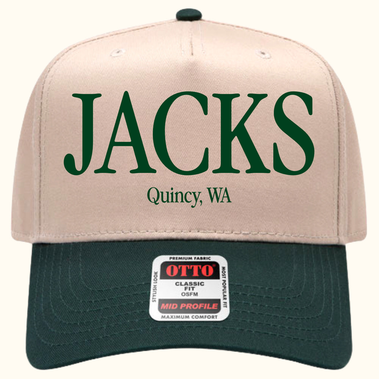 Embroidered Quincy Jacks Hat