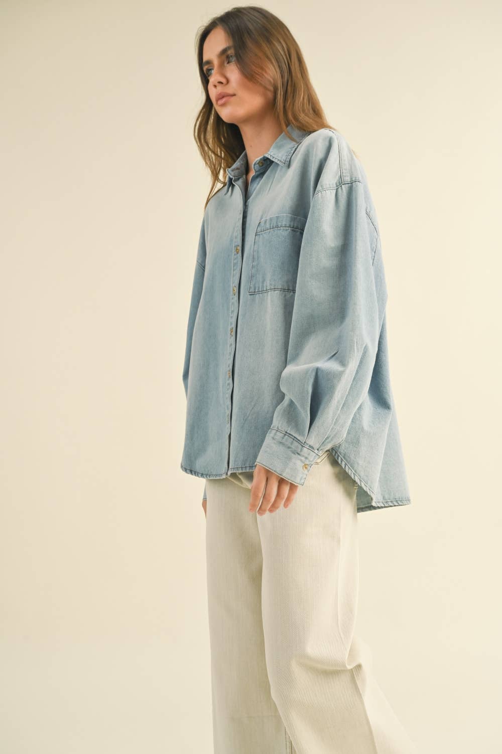 BUTTONDOWN DENIM SHIRT