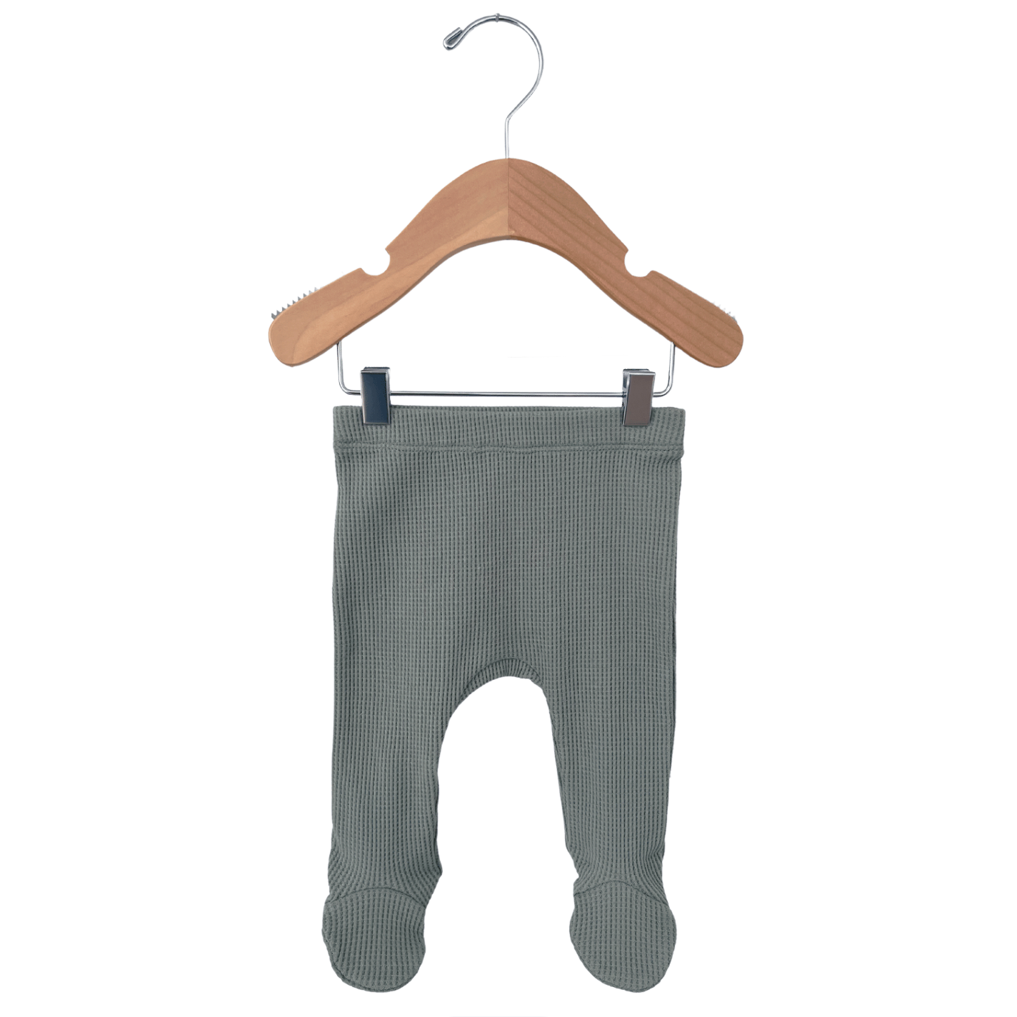 Organic Waffle Kimono & Pant Set, Mountain Green