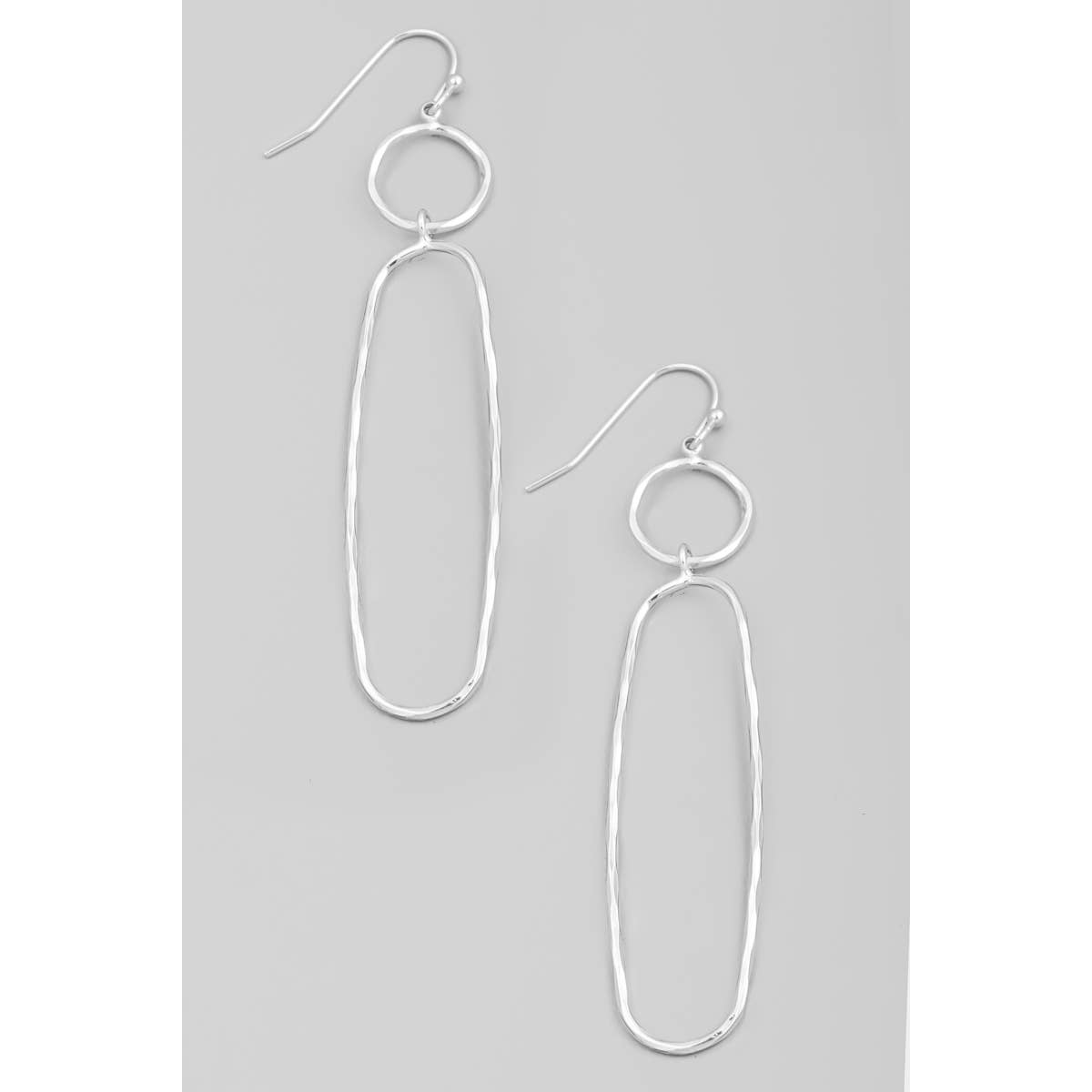 Dainty Wire Shapes Dangle Hook Earrings