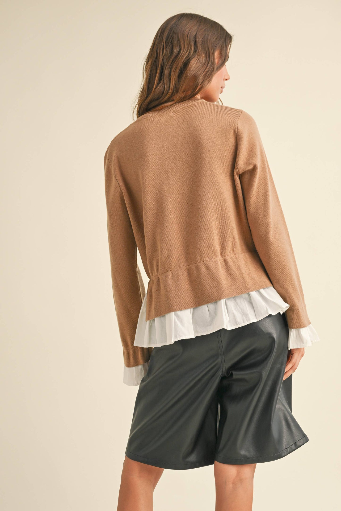 T3505 SHIRTS COMBO SWEATER TOP