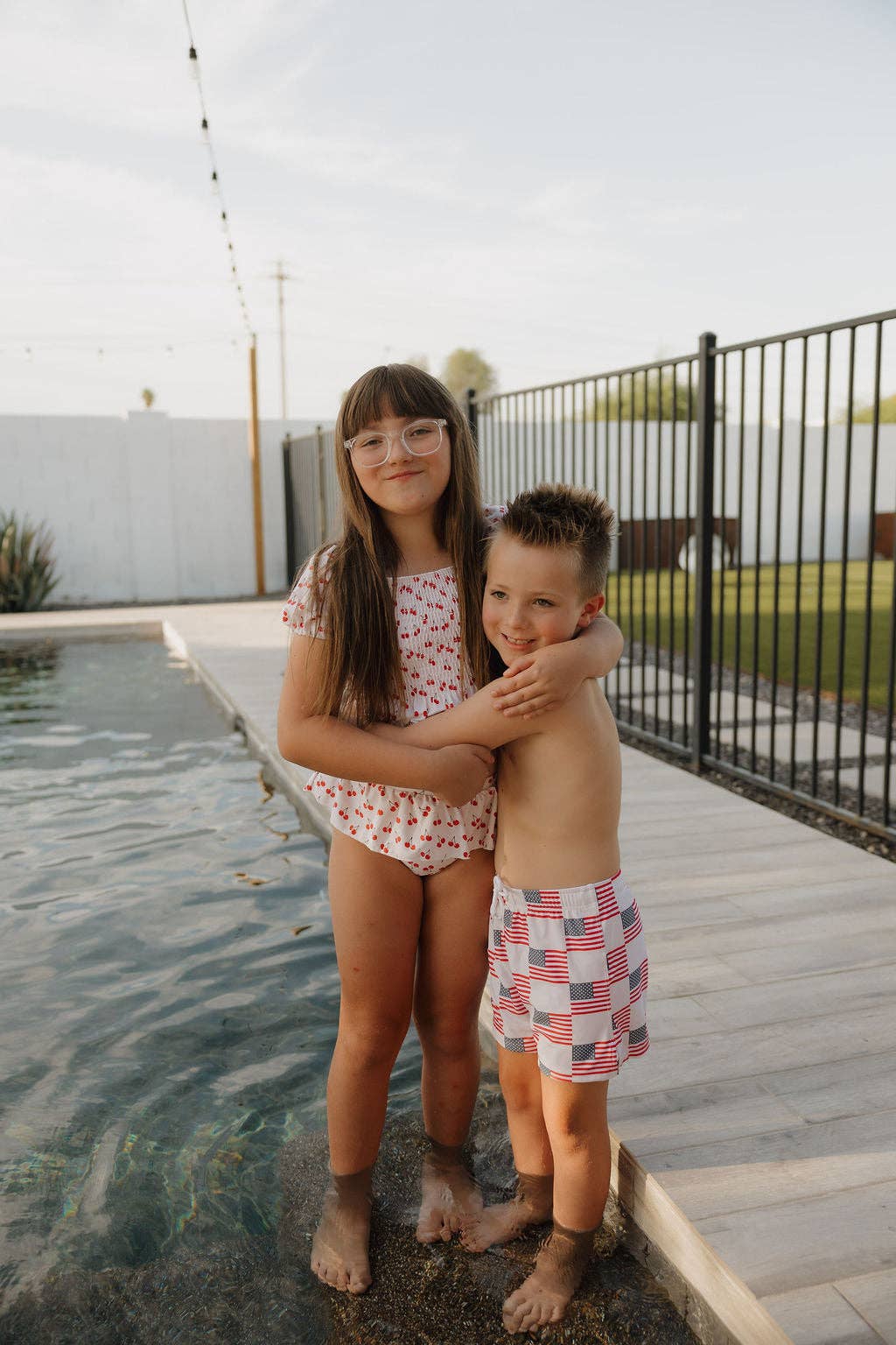 Toddler Two Piece Swimsuit | Sweetheart Cherries