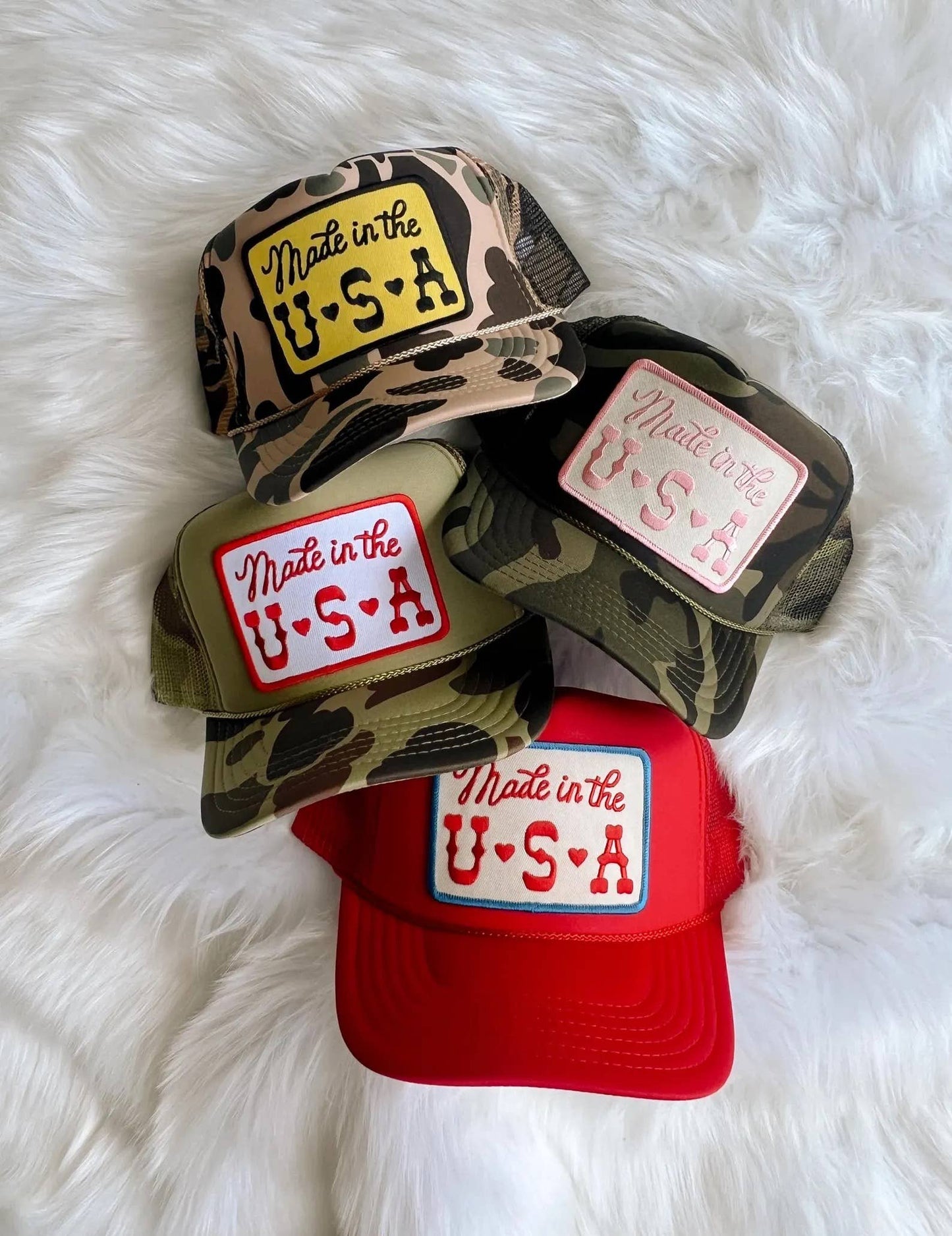 Made in the USA Patch Trucker Hat
