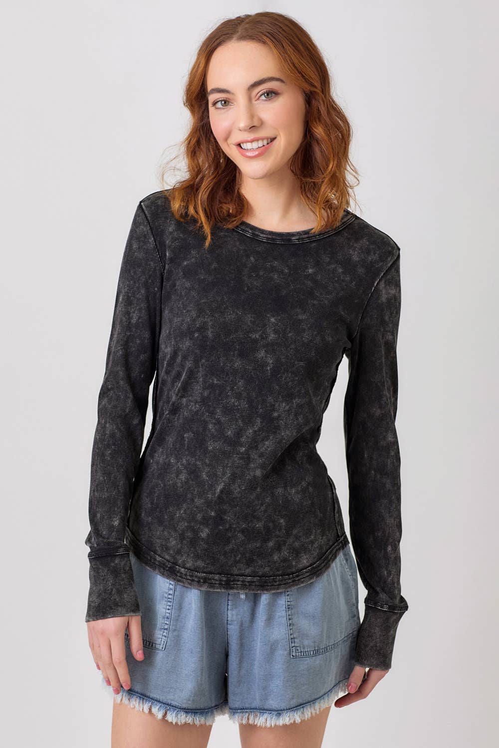 Washed Rib Top