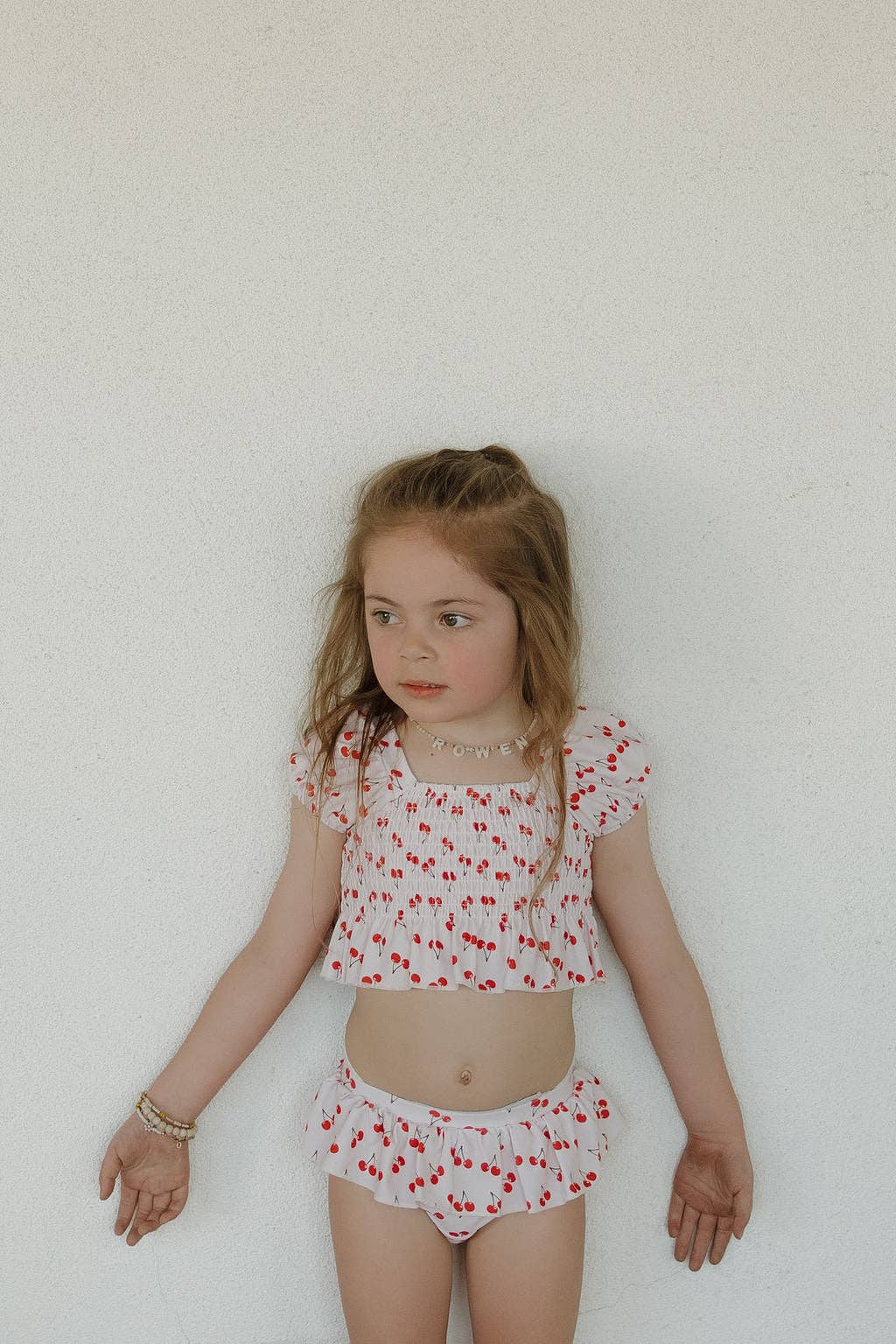 Toddler Two Piece Swimsuit | Sweetheart Cherries