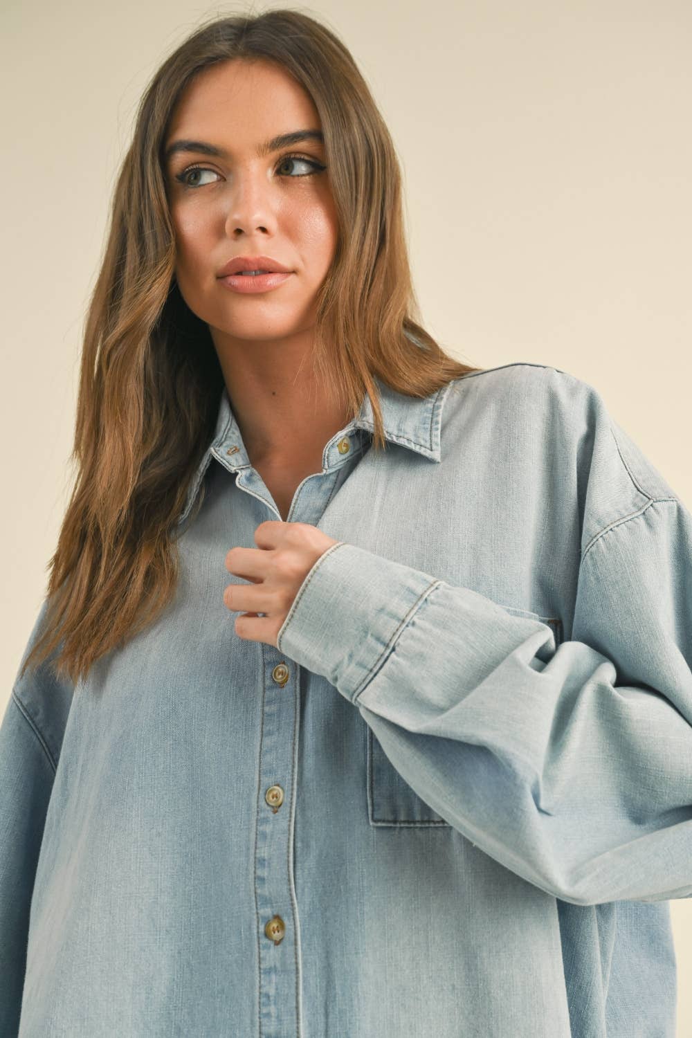 BUTTONDOWN DENIM SHIRT