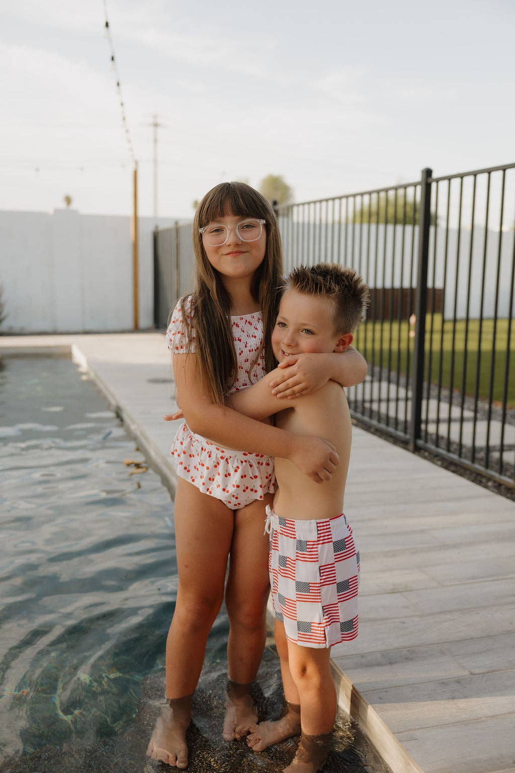 Toddler Two Piece Swimsuit | Sweetheart Cherries