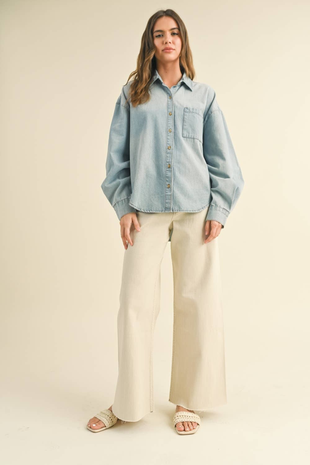 BUTTONDOWN DENIM SHIRT