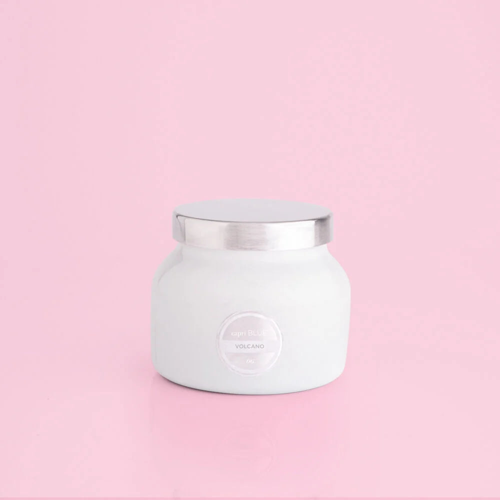 Volcano White Petite Sig Jar Candle