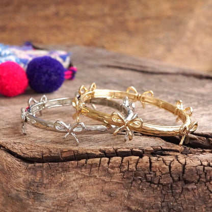 Bow Bangle Bracelet