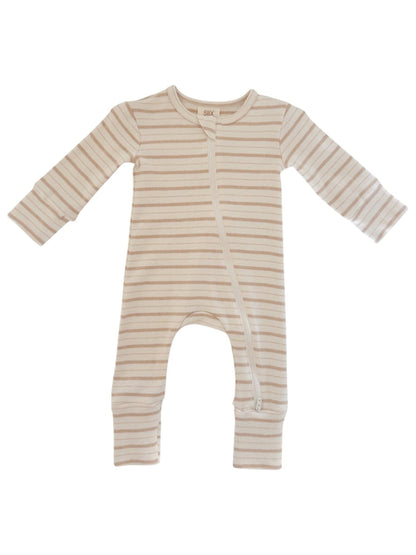 Biscuit Mixed Stripe Romper