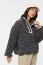 HEART SHERPA FLEECE PULLOVER
