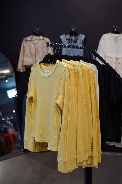 Ania Pale Banana Thermal Top