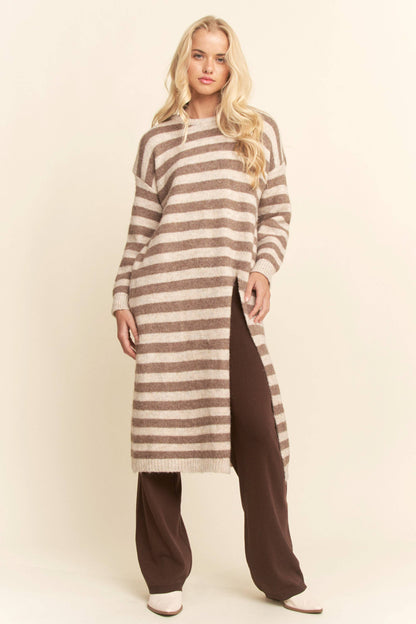 Striped Long Sweater