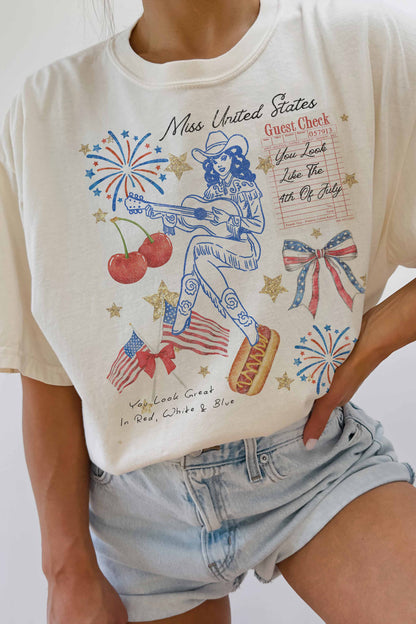 MISS UNITED STATES TEE
