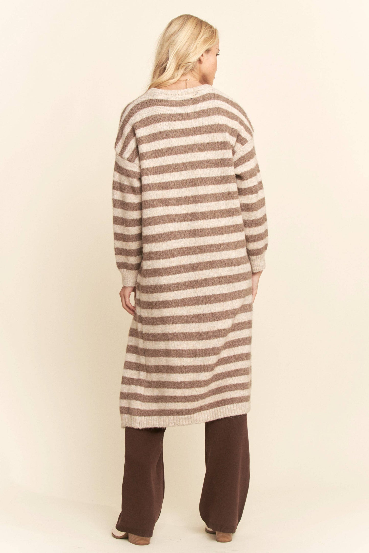 Striped Long Sweater