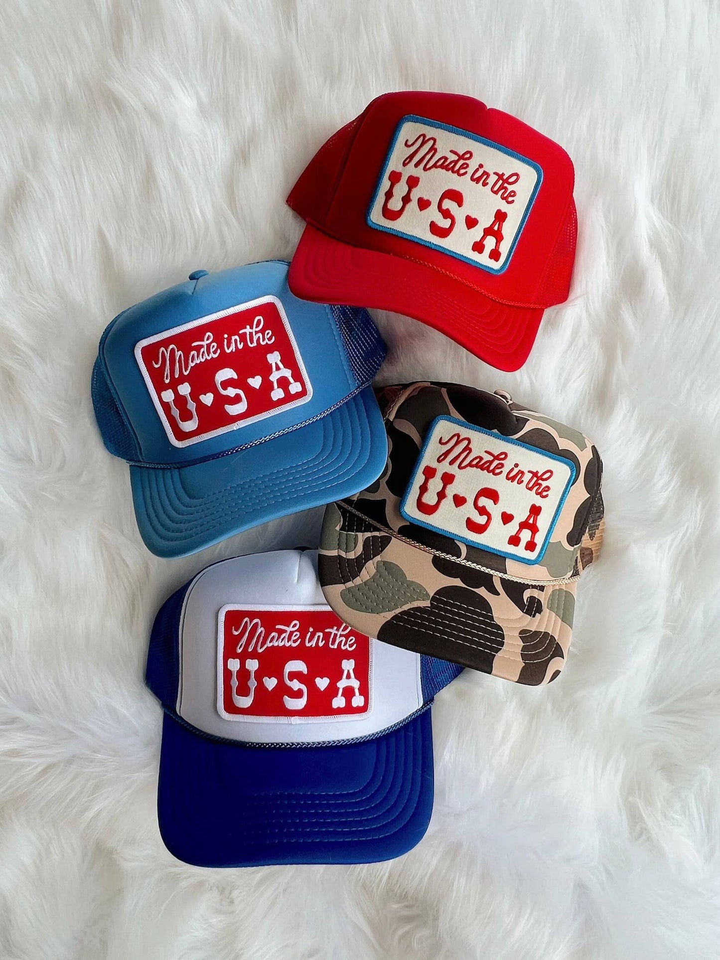 Made in the USA Patch Trucker Hat