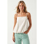 Billowy Top With Bubble Hem