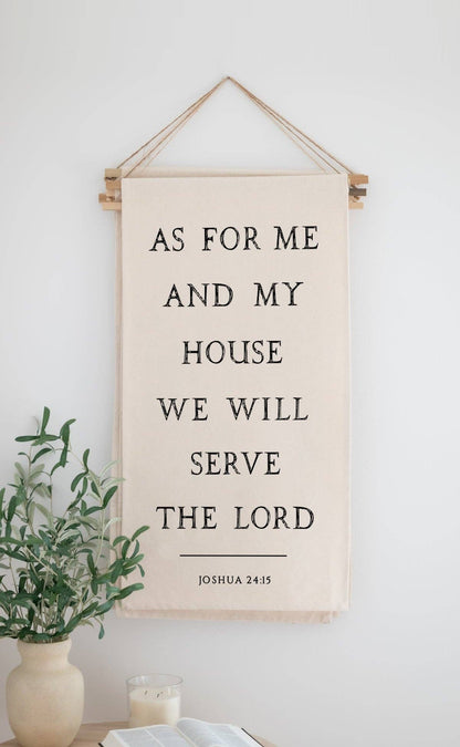 As for me and my house we will serve the Lord | Banner