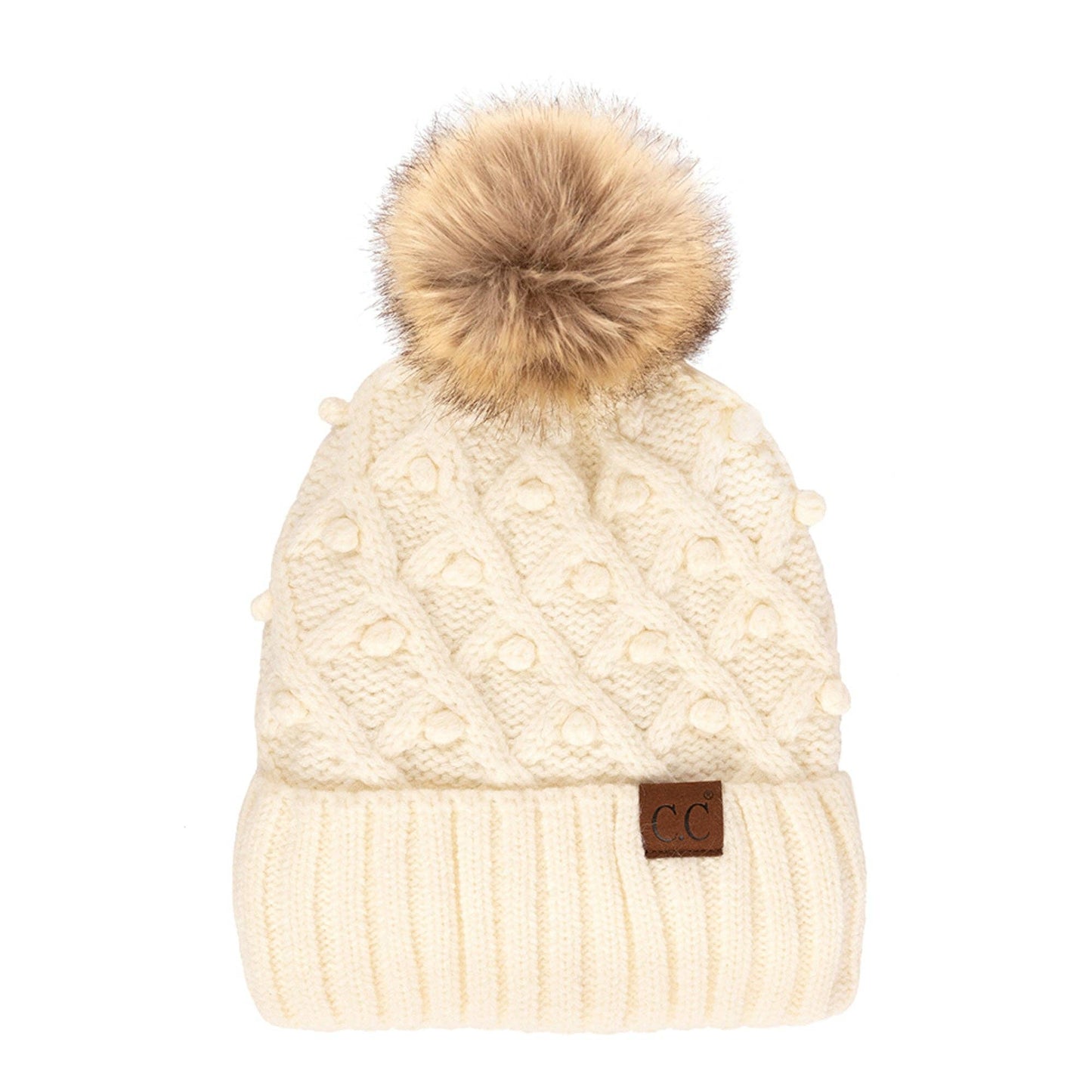 CC Crafted Pom Beanie