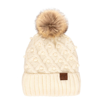 CC Crafted Pom Beanie