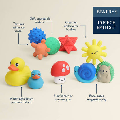 Splash Gift Set™ Soft Bath + Water Toys