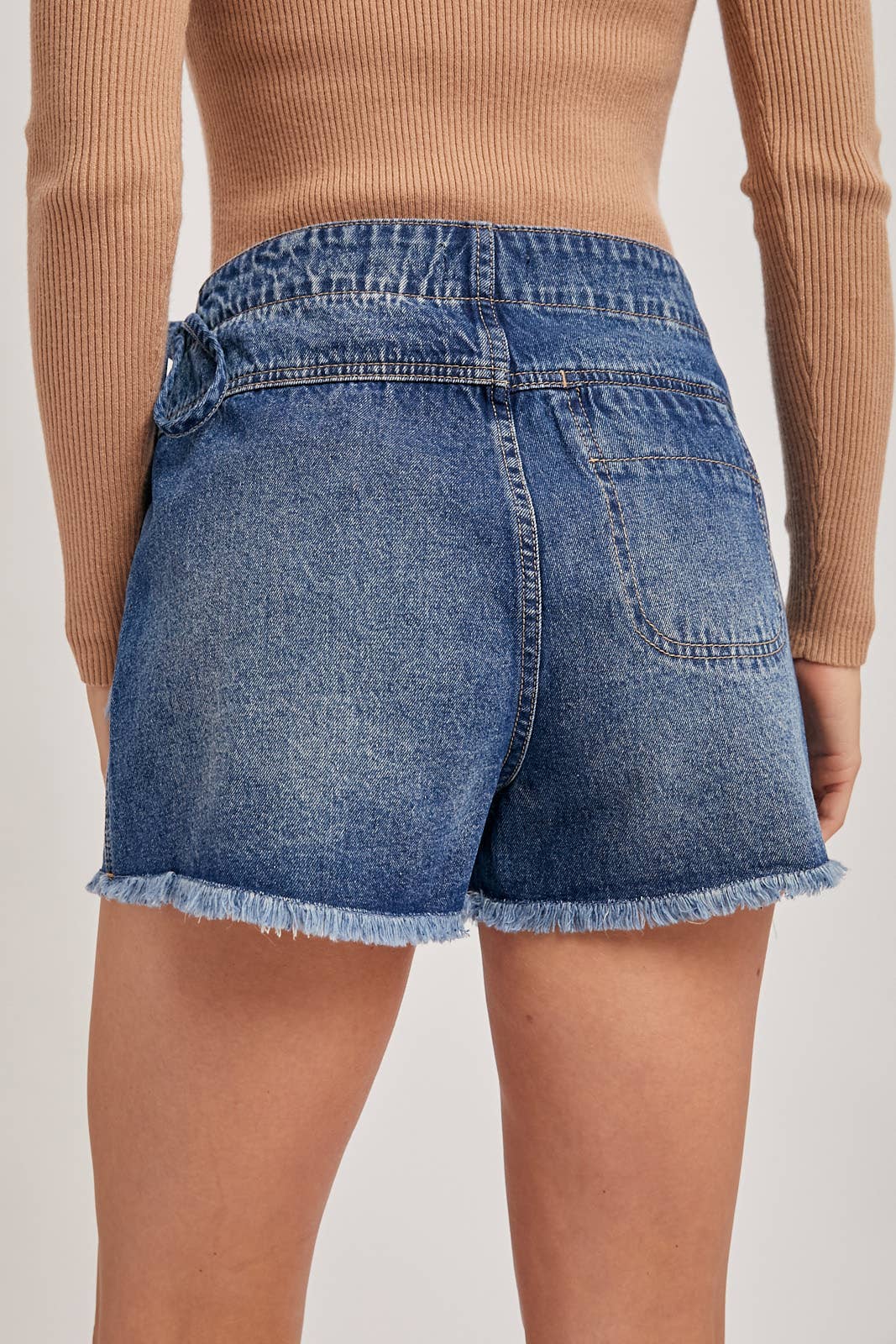 Denim Wrap Skort