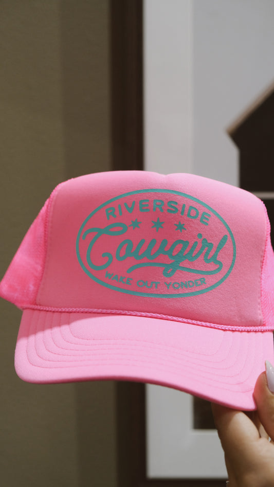 Pink Riverside Trucker Hat